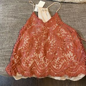 Tan and blush tank top from TJMaxx, never worn